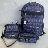 BOLSO TRIO TOTTO 3 - GRIS CUADROS