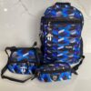 BOLSO TRIO TOTTO 3 - AZUL RAYAS