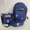 BOLSO TRIO TOTTO 5 - azul cuadros