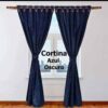 CORTINAS YACAR - Azúl oscuro