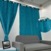 CORTINAS YACAR - AZUL TURQUESA