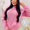 BUSO TELA BURDA IMPORTADA - Rosado claro