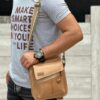 BOLSO 💯CUERO  DE ALTA CALIDAD CABALLERO